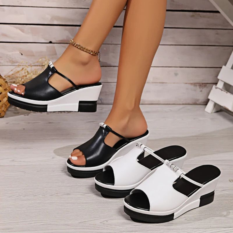 Morgana | Women’s Platform Sandals with Cushioned Footbed