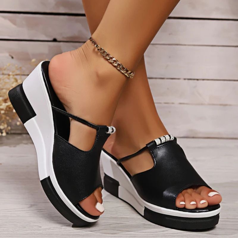 Morgana | Women’s Platform Sandals with Cushioned Footbed