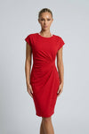 Sophie Hargreaves | Ruched Waist Midi Dress For Women