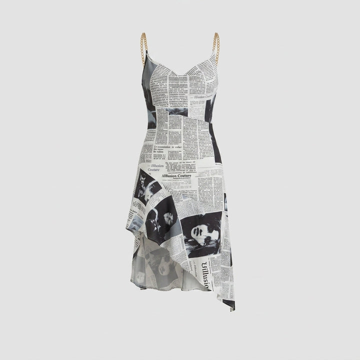 Niamh Bellamy | Strapless Asymmetric Mini Dress For Women