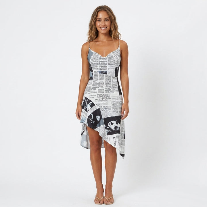 Niamh Bellamy | Strapless Asymmetric Mini Dress For Women