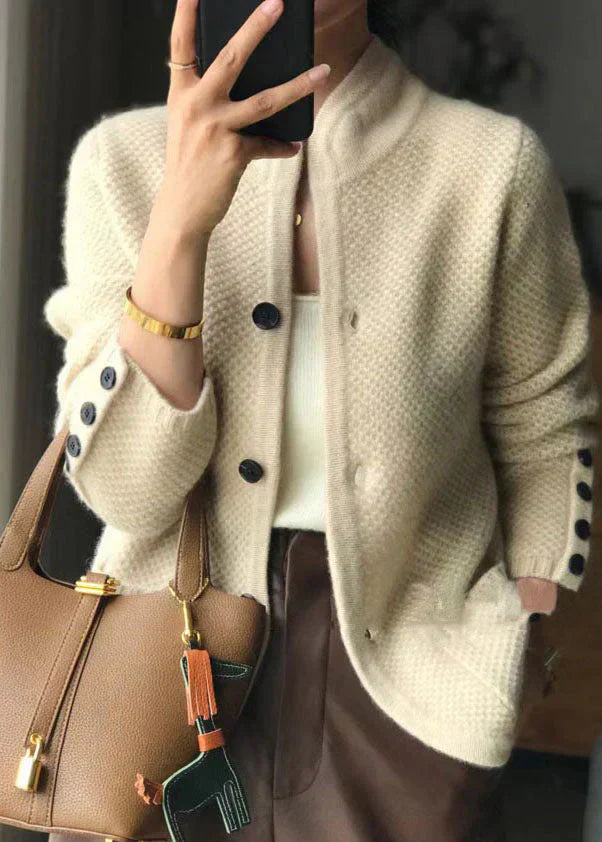 Niamh | Women’s Button Front Cardigan with Long Sleeve