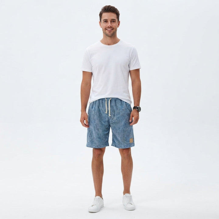 Noah Kirkland | Linen Blend Relaxed Shorts For Men