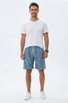 Noah Kirkland | Linen Blend Relaxed Shorts For Men