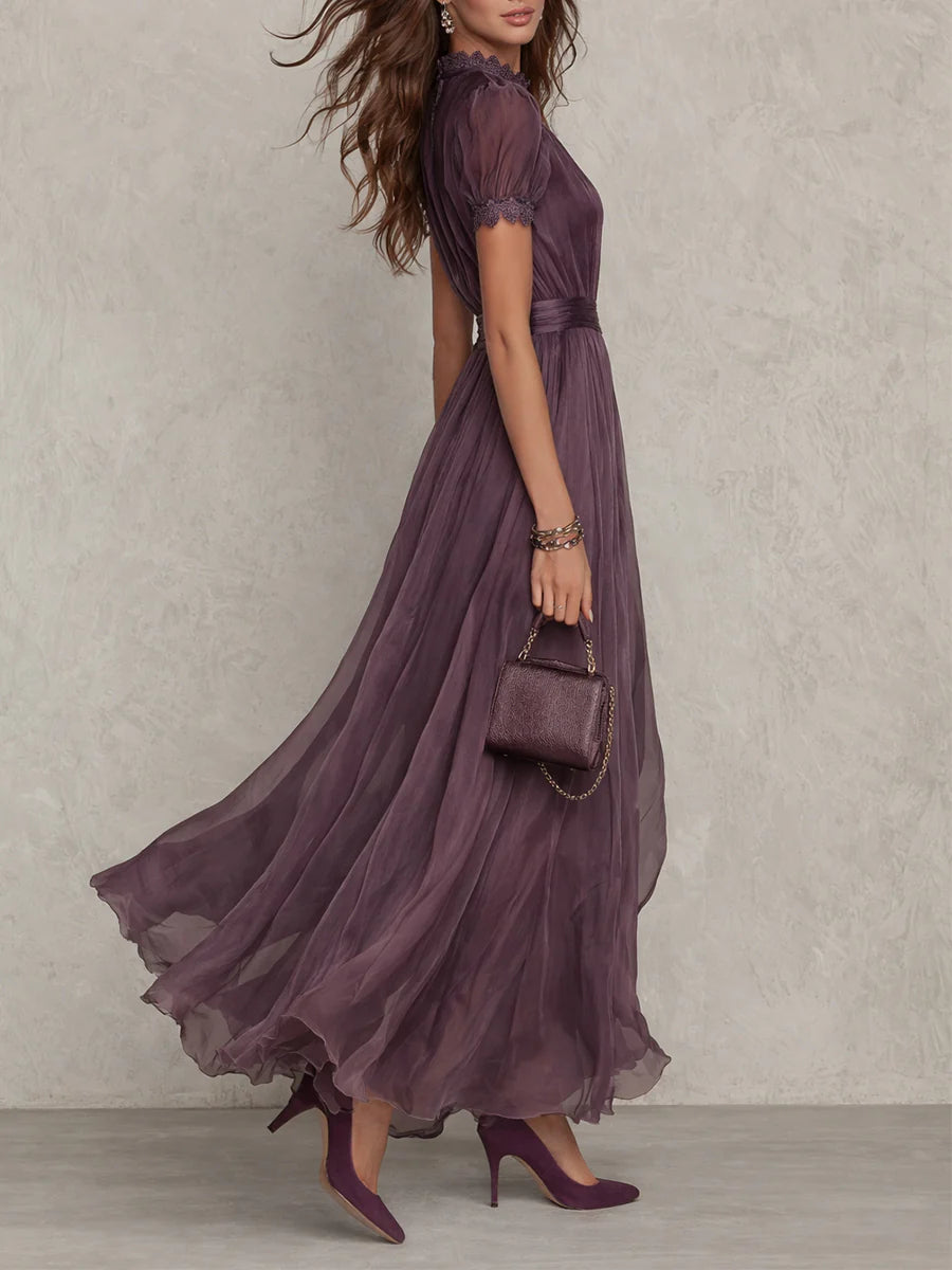 Octaviana | Women’s Maxi Dress with Keyhole Neckline