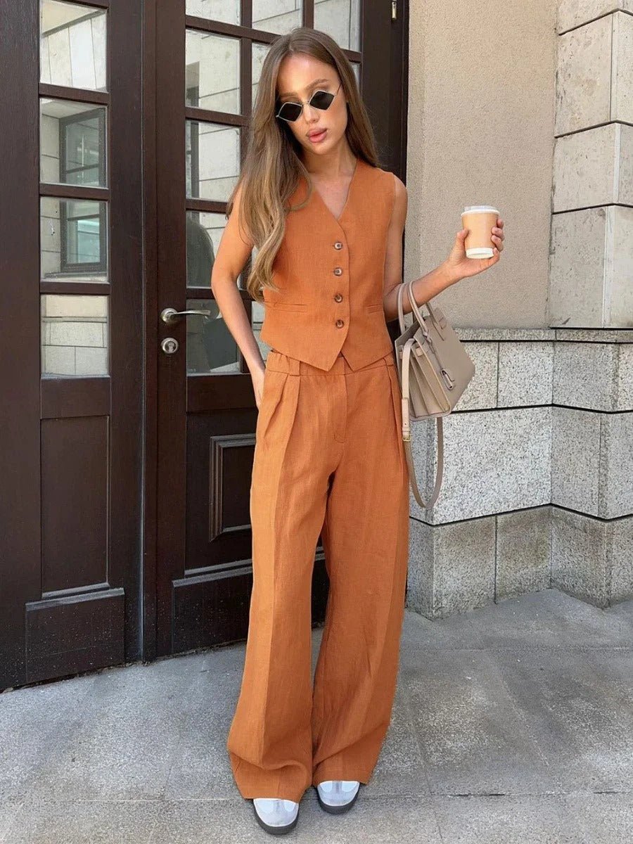 Omi | Women’s Effortless Two-Piece Set with Flattering Silhouette