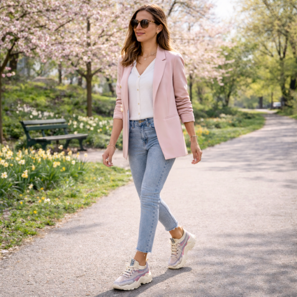Ondine | Women’s Breathable Mesh Walking Sneakers with Cushioning