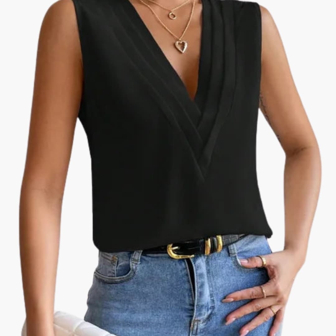 Ophelia  |Women’s Sleeveless Top with V-Neck