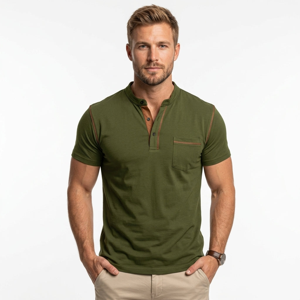 Owen Fitzgerald | Classic Cotton Polo Shirt For Men