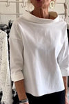 Persephone | Women's Cowl Neck 3/4 Sleeve Top