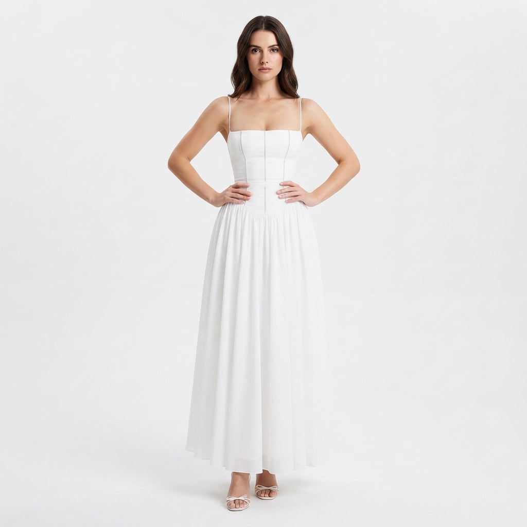 Phoebe Hughes | Floral Print Maxi Dress For Women