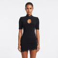 Phoebe Walker | Lace Cut-Out Mini Dress For Women