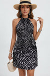 Phoebe Walker | Printed Summer Dress With Tied-Waist Design For Women