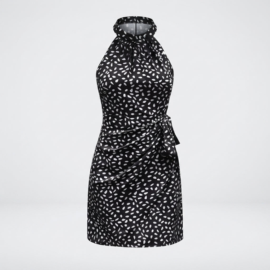 Phoebe Walker | Printed Summer Dress With Tied-Waist Design For Women