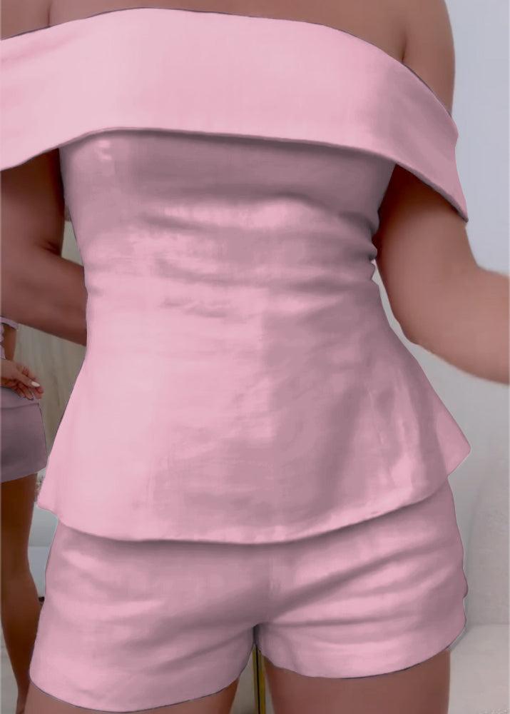 Ruth | Women’s Off Shoulder Co-ord Set with Shorts