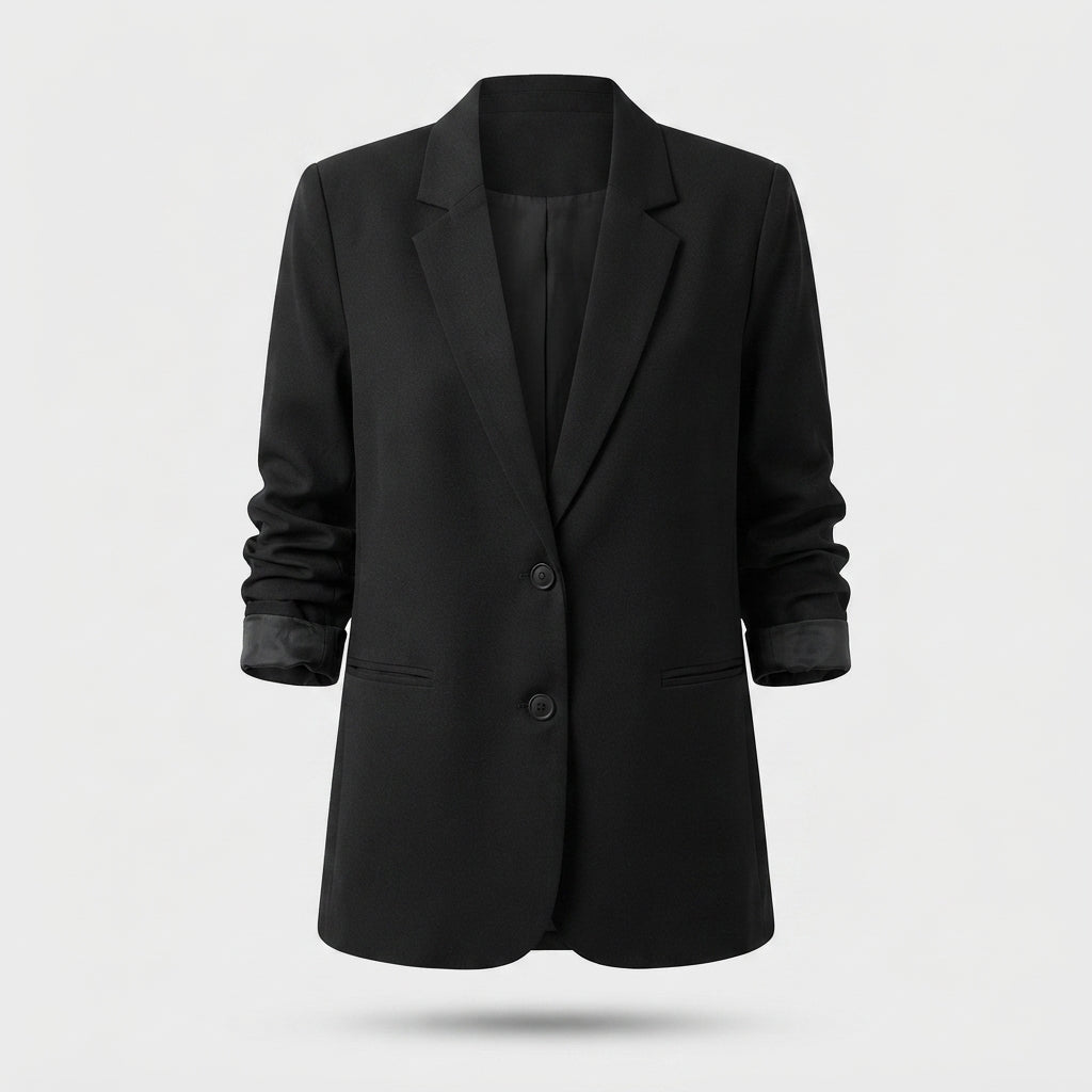 Piper Nolan | Chic Notched Collar Blazer For Women