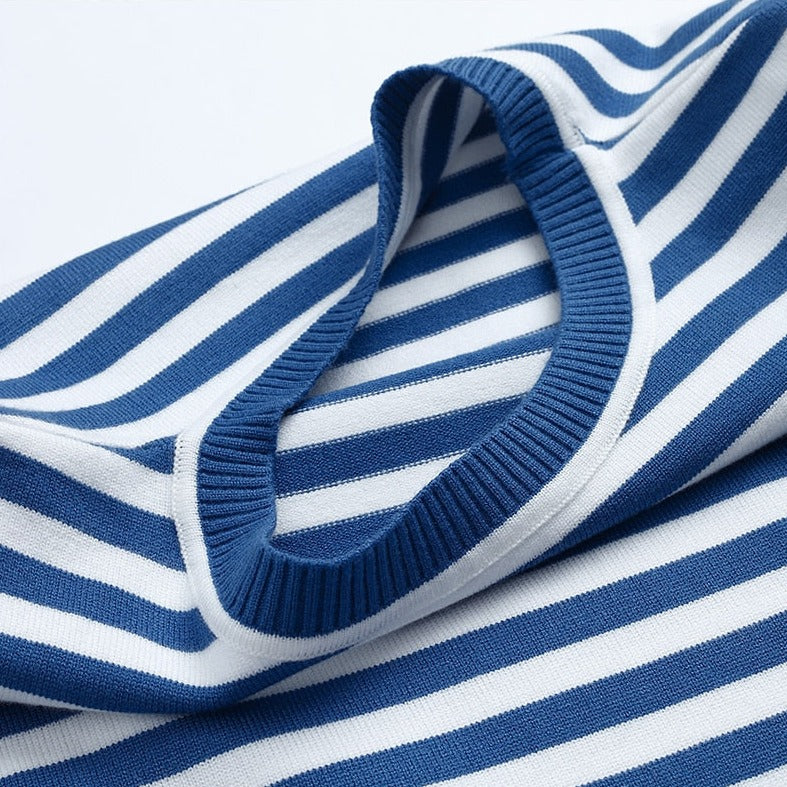 Pippa | Women’s Striped Long-Sleeve Sweater with Relaxed Fit