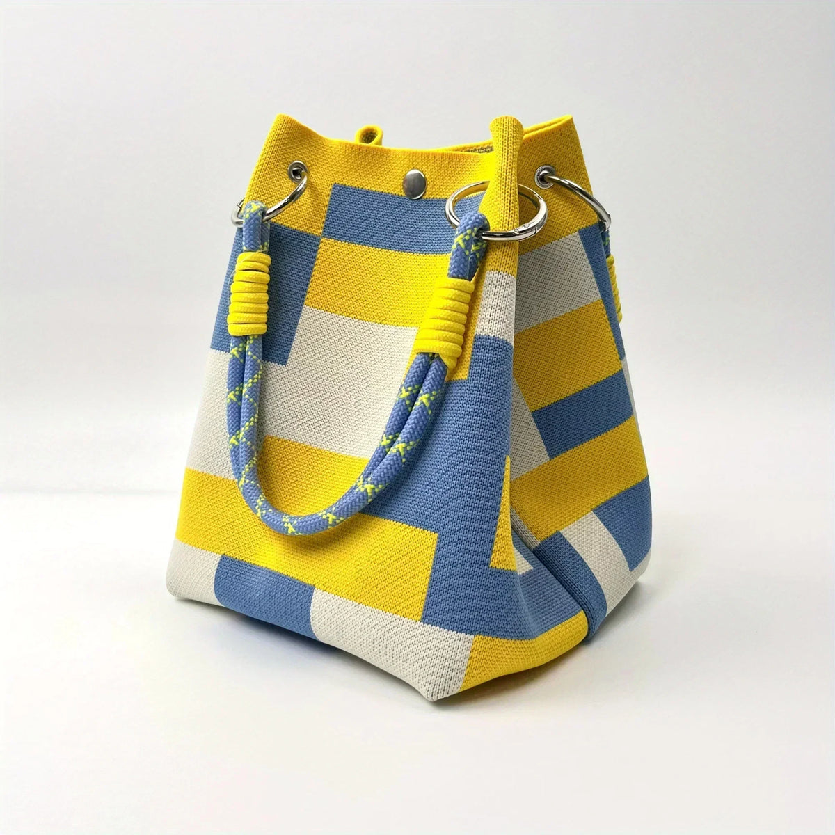 Primrose | Women’s Drawstring Bucket Bag with Rope Handles