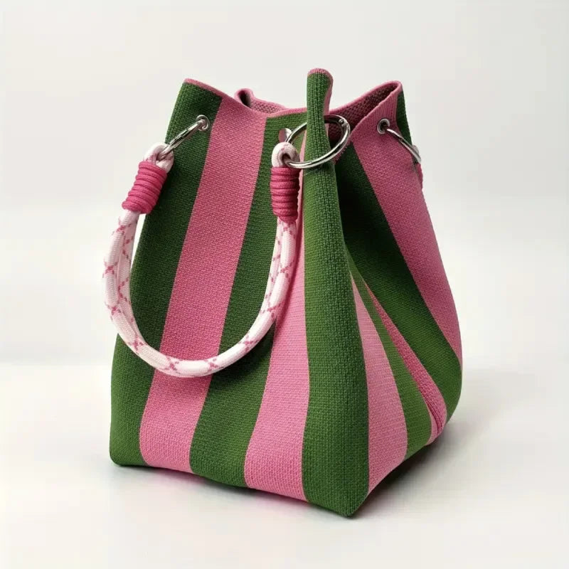 Primrose | Women’s Drawstring Bucket Bag with Rope Handles
