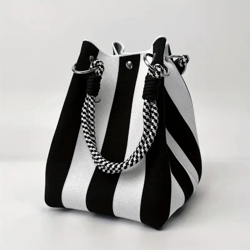 Primrose | Women’s Drawstring Bucket Bag with Rope Handles