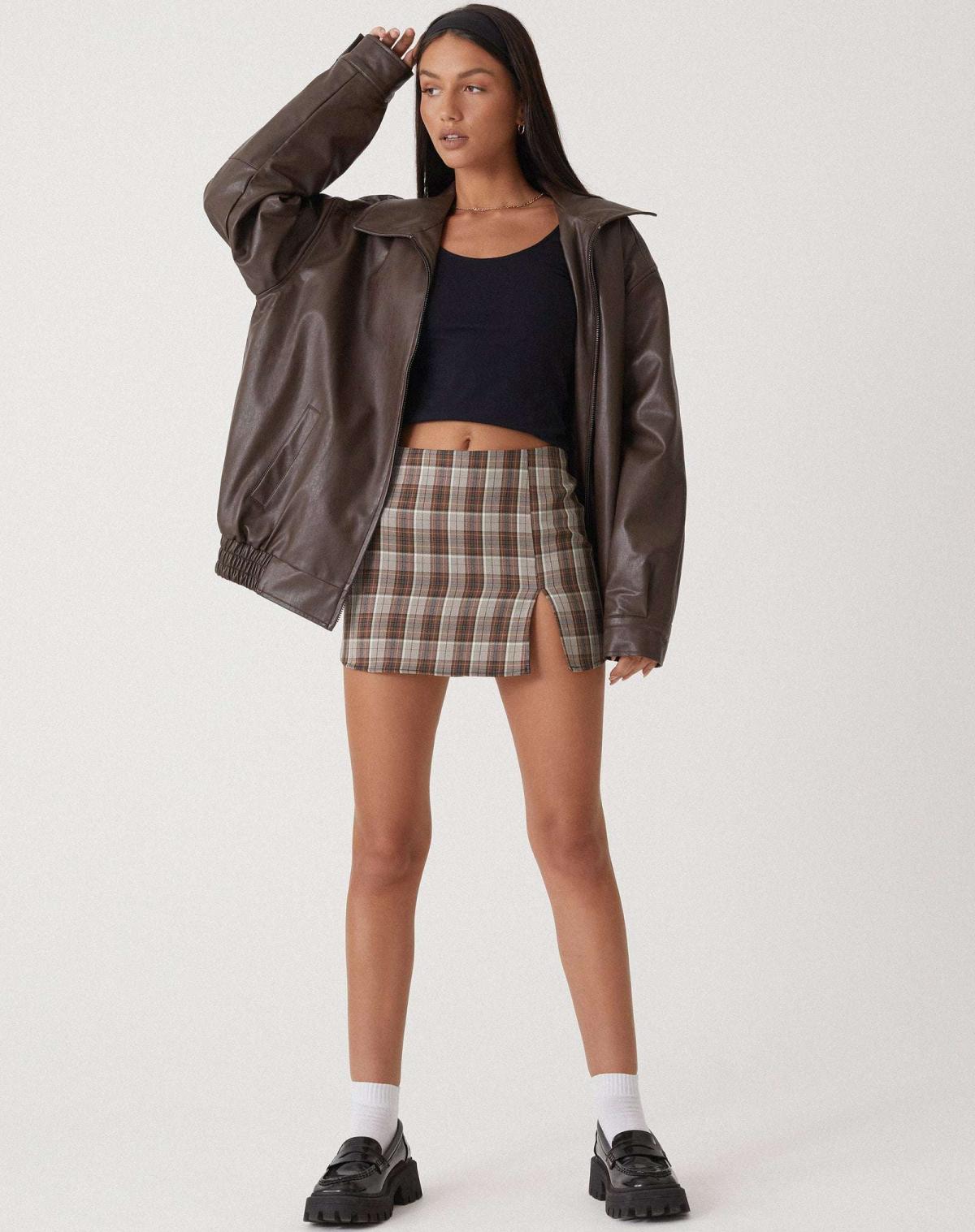 Primrose | Women’s Oversized Bomber Jacket with Front Zip Closure