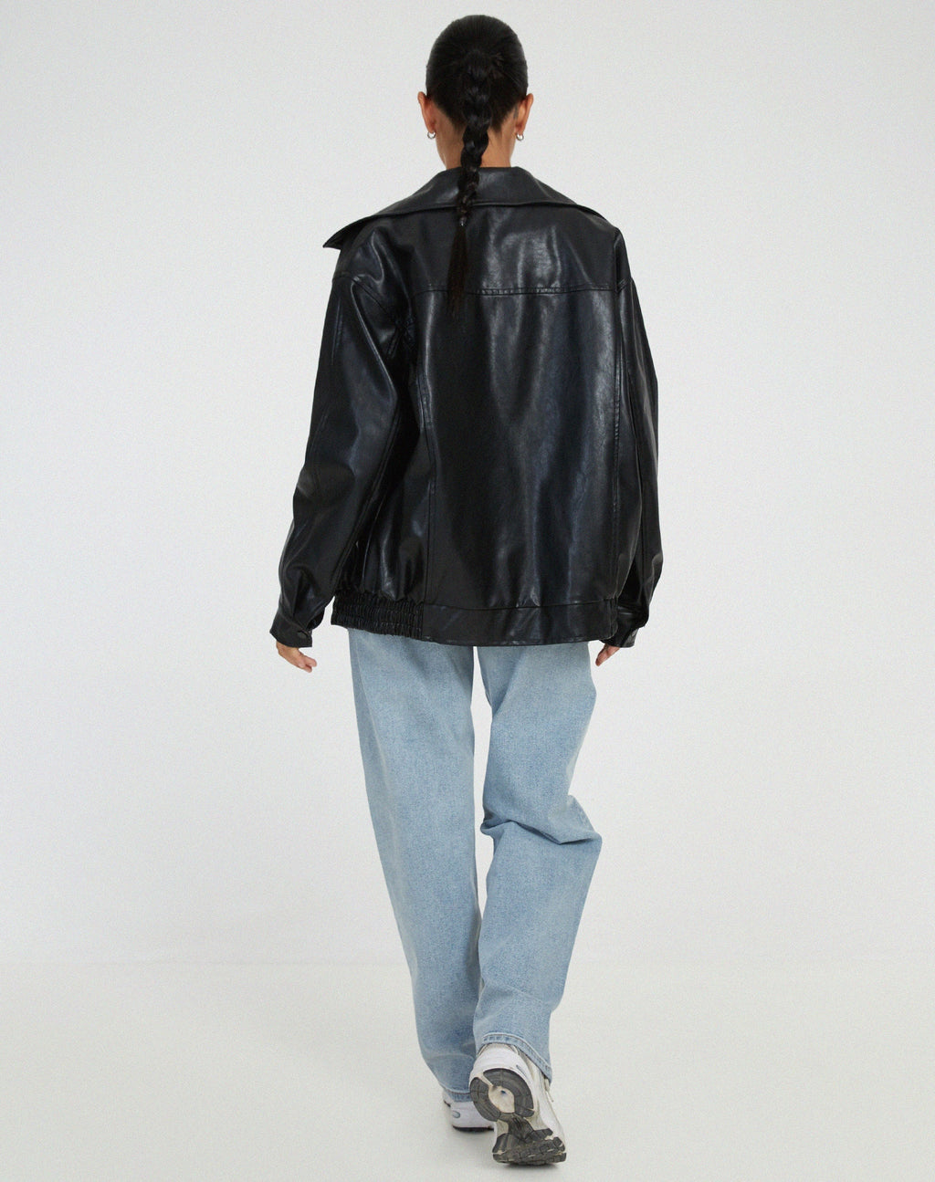 Primrose | Women’s Oversized Bomber Jacket with Front Zip Closure