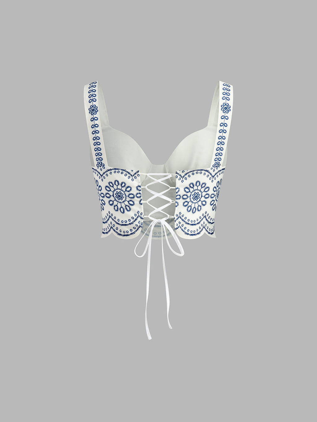 Sienna | Women’s Embroidered Crop Top with Floral Embroidery