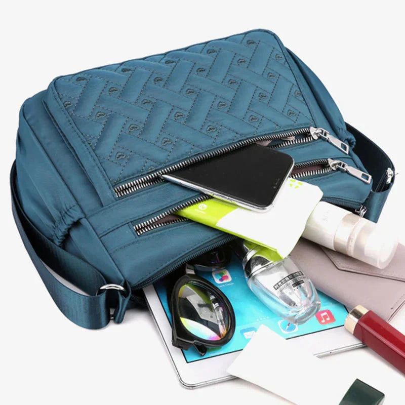 Novara | Women’s Nylon Shoulder Bag with Water-Resistant Coating
