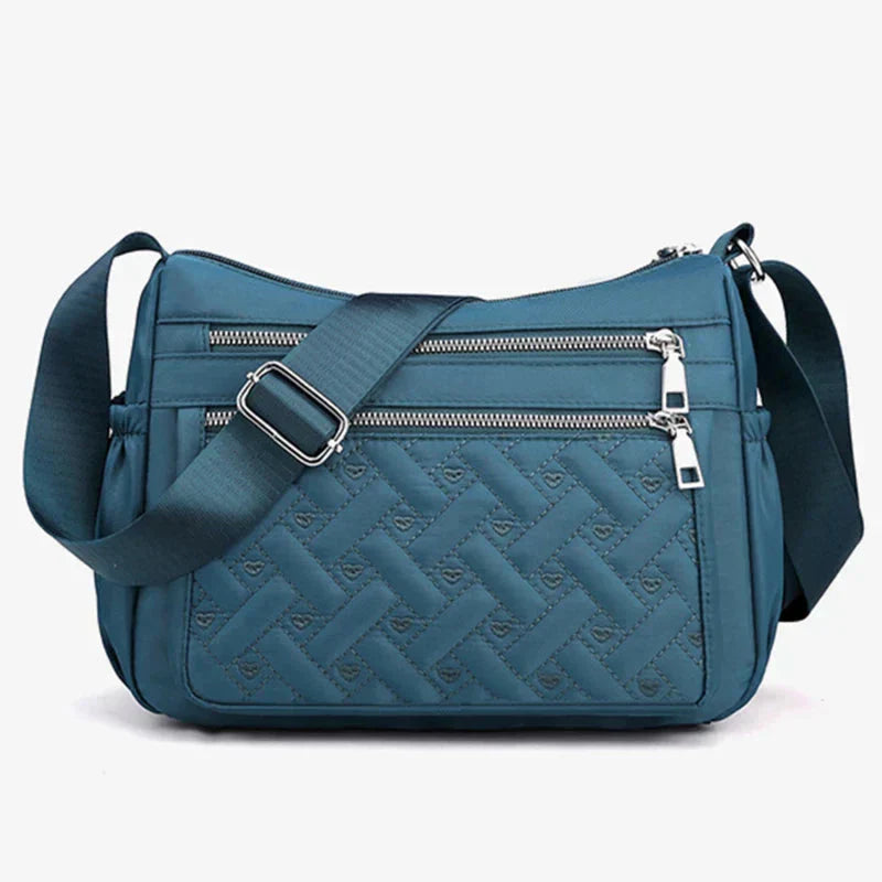 Novara | Women’s Nylon Shoulder Bag with Water-Resistant Coating