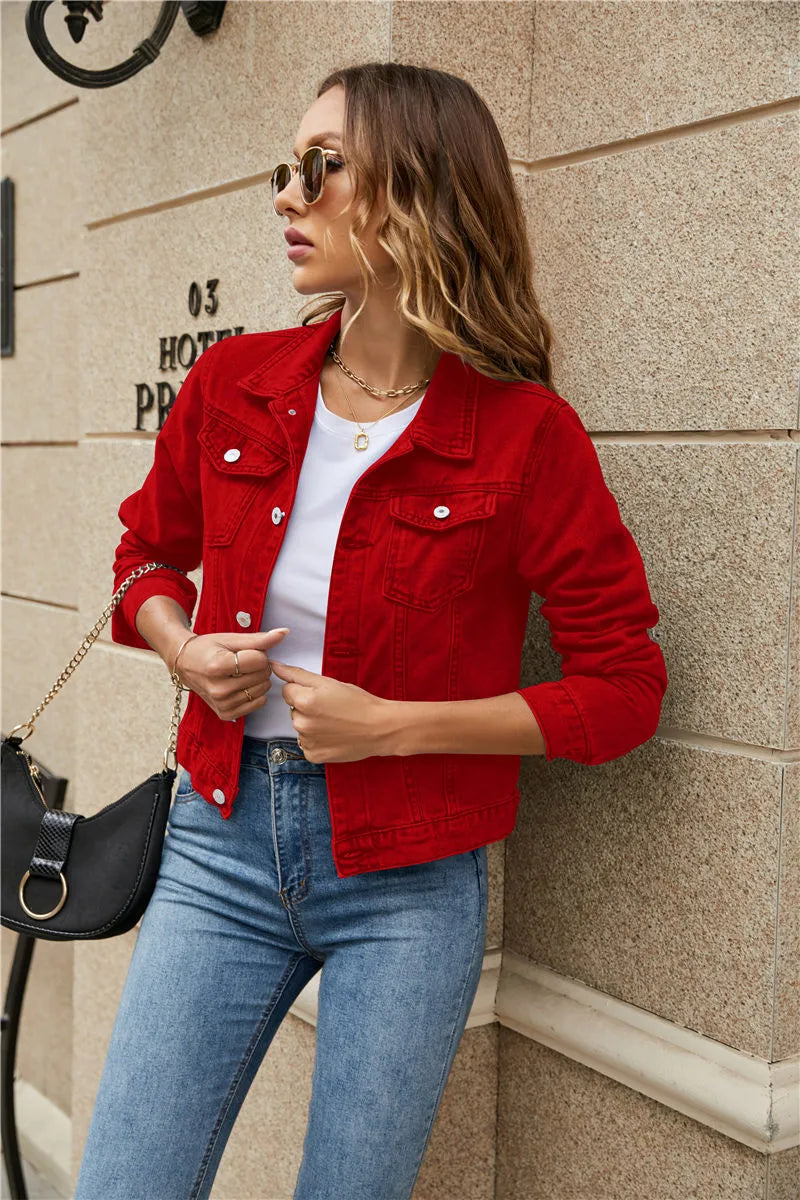 Quinlan | Women’s Fitted Jacket with Cropped Length