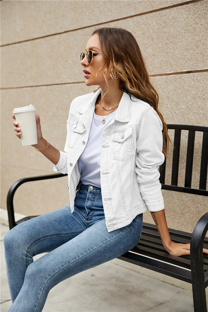 Quinlan | Women’s Fitted Jacket with Cropped Length