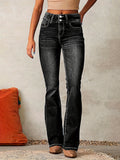 Quinley | Women’s High Waisted Bootcut Jeans with Comfort