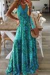 Wren | Boho Spaghetti Strap V-Neck Maxi Dress