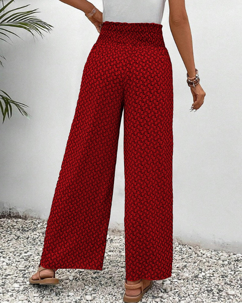 Vera | Women’s Wide-Leg Trousers with Draped Silhouette