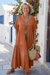Romy | Women's Tiered Short Sleeve Maxi Dress