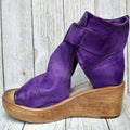Rosamund | Women’s Ankle Strap Wedge Sandals with Buckle