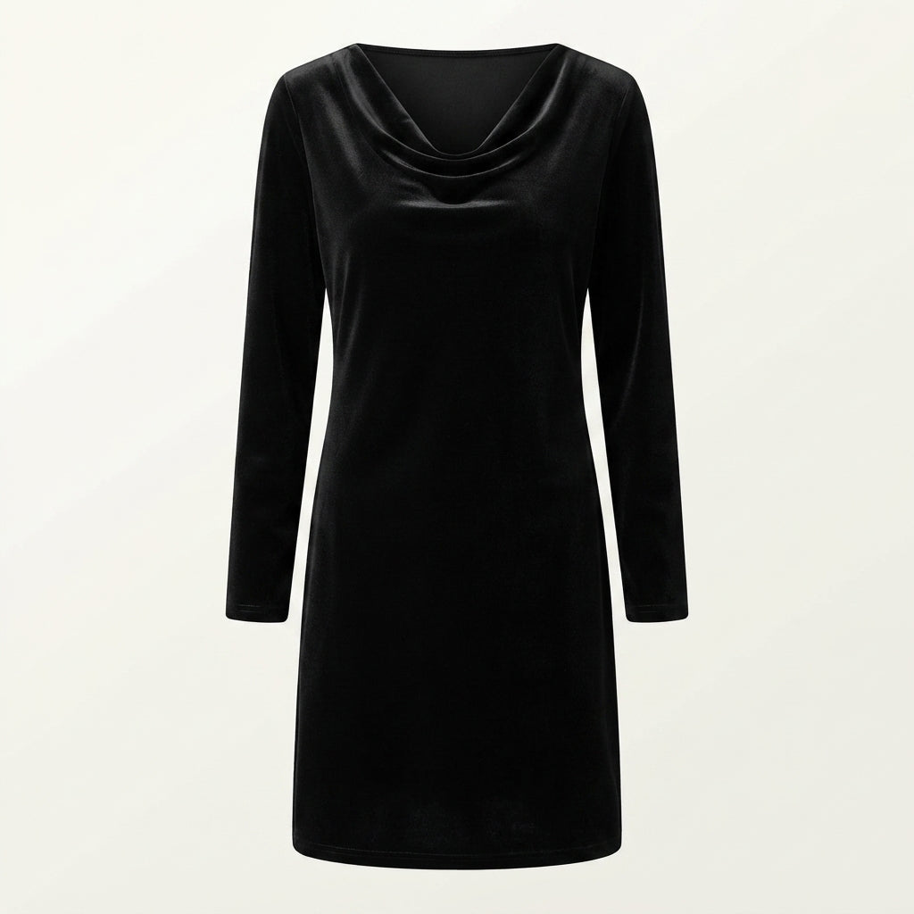 Ruby Thompson | Velvet Midi Cocktail Races Dress For Women