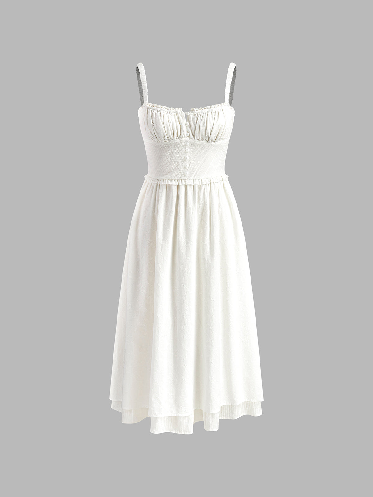 Isla | Women’s Isla Midi Dress with Ruffle Hem