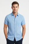 Ryan Sinclair | Short Sleeve Linen Shirt For Men