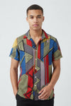 Ryan Walker | Geometric Print Short Sleeve Shirt For Men