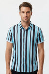 Ryan Walsh | Striped Short Sleeve Shirt For Men