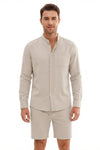 Samuel Kingsley | Relaxed-Fit Two-Piece Shirt & Shorts Set For Men