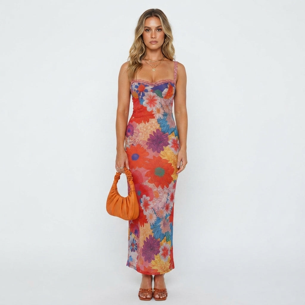 Sarah Dunn | Floral Print Races Dress For Women