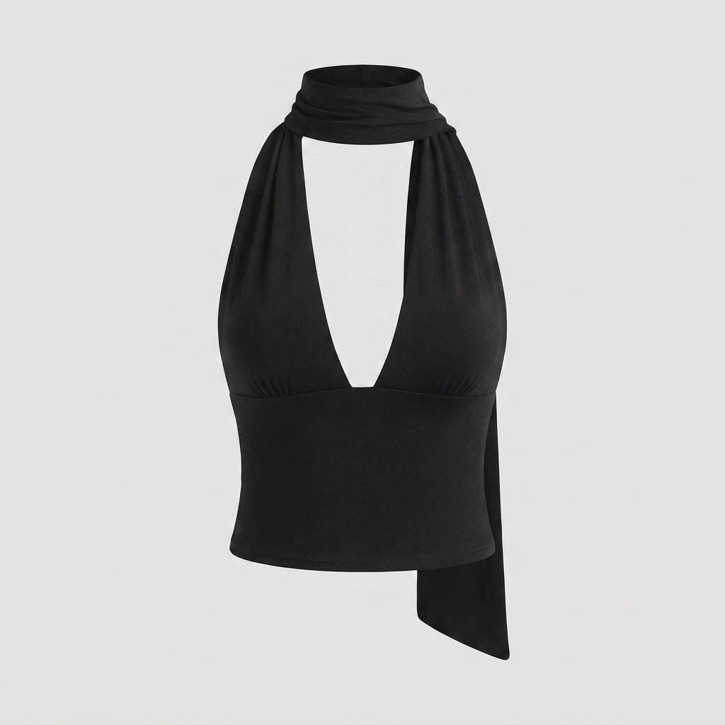 Scarlett Sheridan | Satin Halter Top For Women
