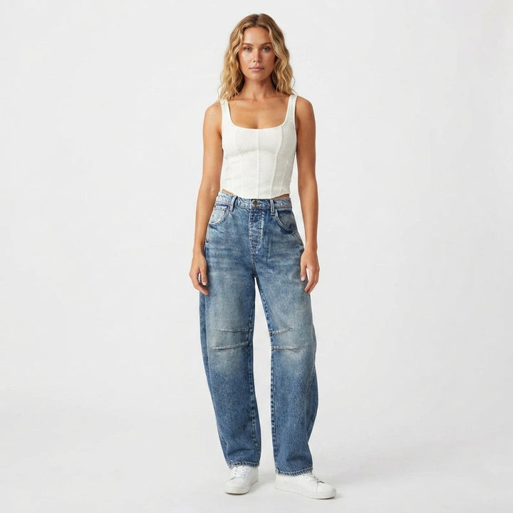 Sienna Barrett | Wide-Leg Straight Trousers For Women