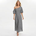 Sienna Walker | Striped Off-Shoulder Summer Dress For Women