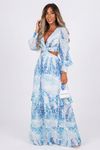 Sienna Whitmore | Floral Cut-Out Maxi Dress For Women