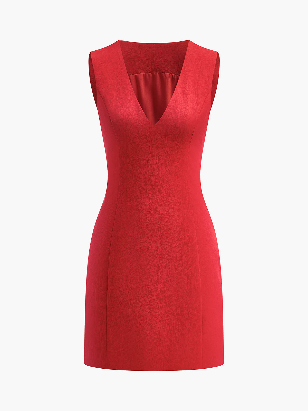 Ruby | Women’s V-Neck Sleeveless Mini Dress with Fitted Silhouette