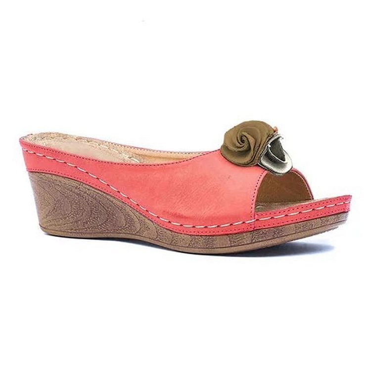 Frona | Women’s Frona Orthopedic Wedge Sandals with Footbed