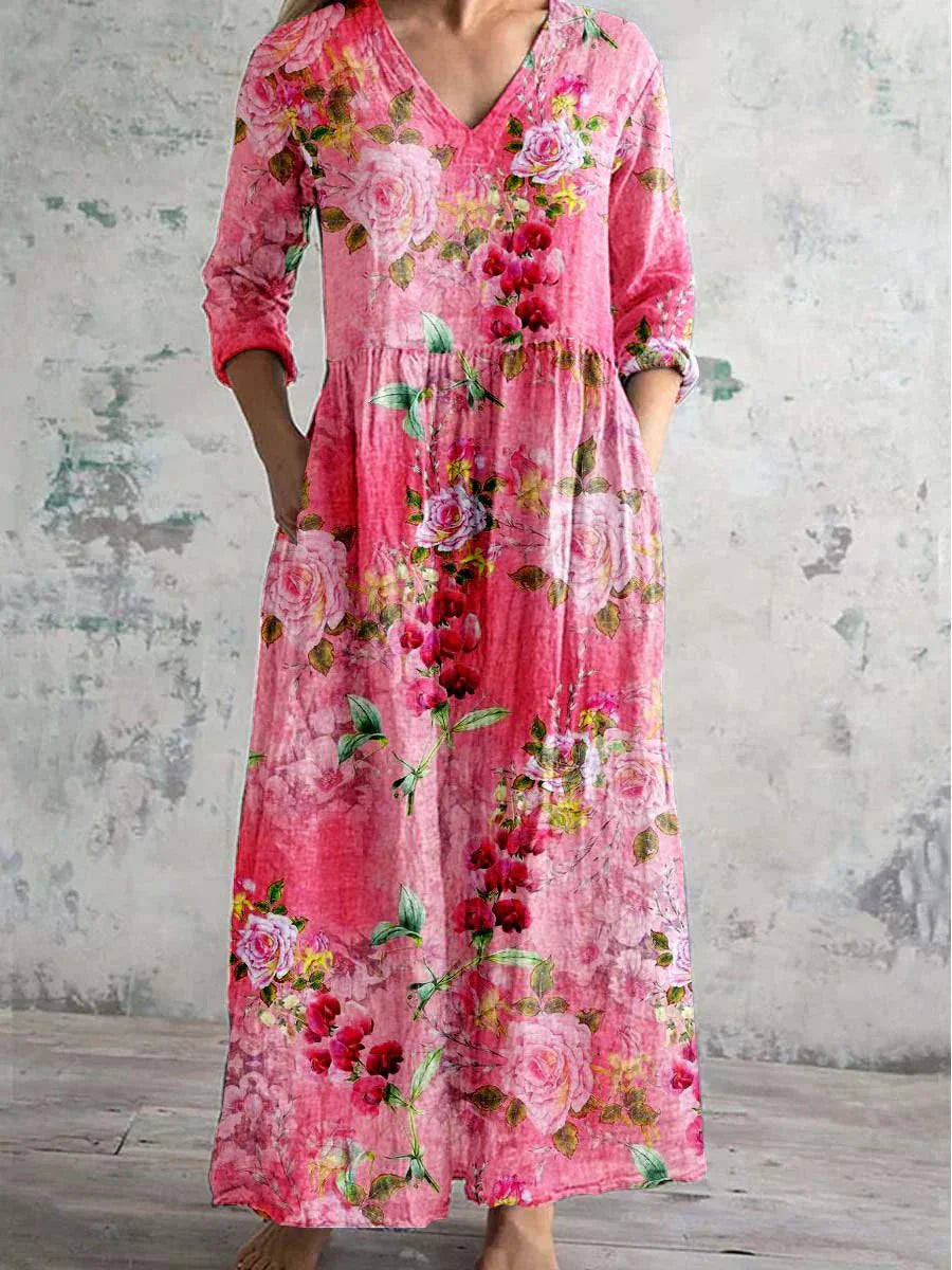 Christinia | Women’s Chic Dress with Floral Print